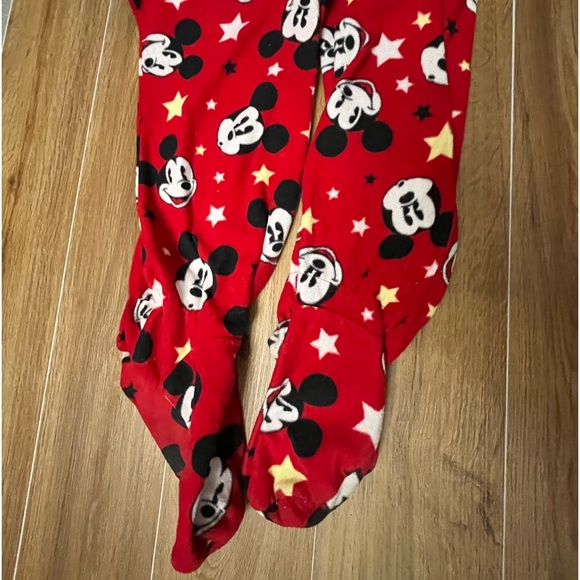 Disney Mickey Mouse Onesie / Large 11/13 Adult Women’s winter cozy ferry pajamas - Picture 6 of 6